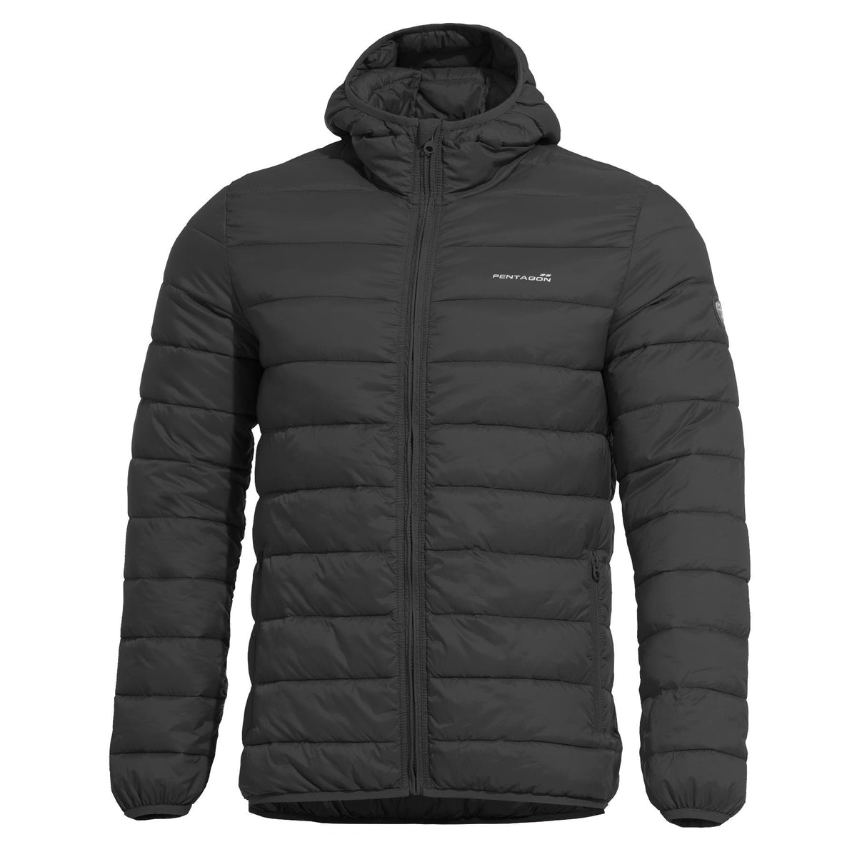 Pentagon Aurora 2.0 Herrenjacke mit Kapuze, schwarz