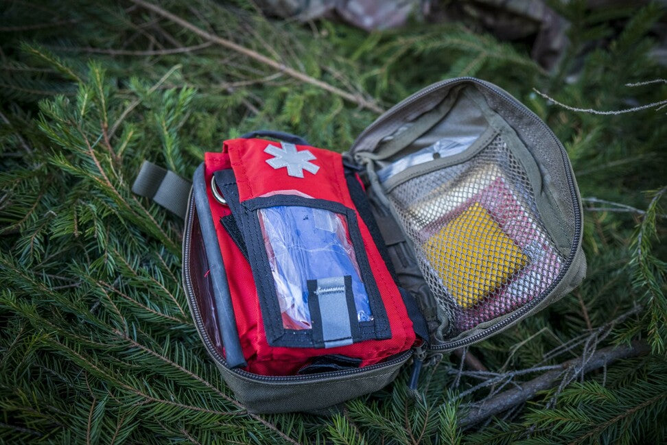Helikon-Tex Modular Individual First Aid Kit Pouch, Cordura, Shadow Grey