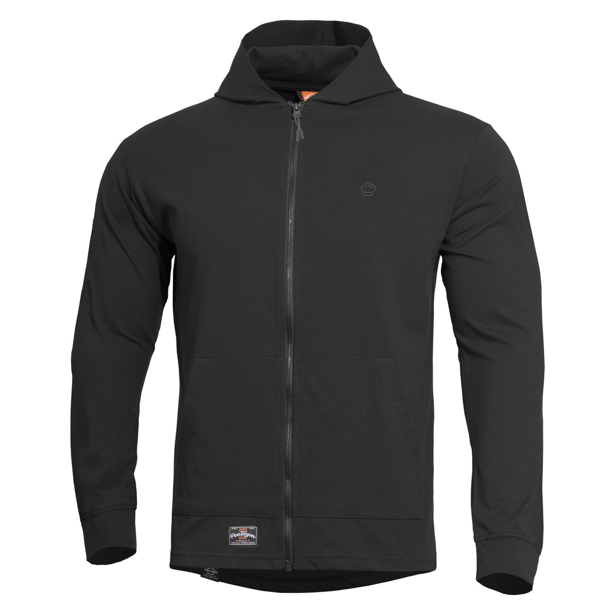Pentagon Agis Ring Spun Herren Kapuzenpullover, Black