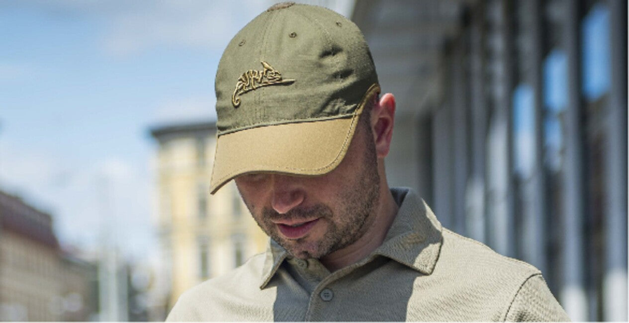 Helikon-Tex PolyCotton Ripstop Cap, Olive Green / Adaptive Green