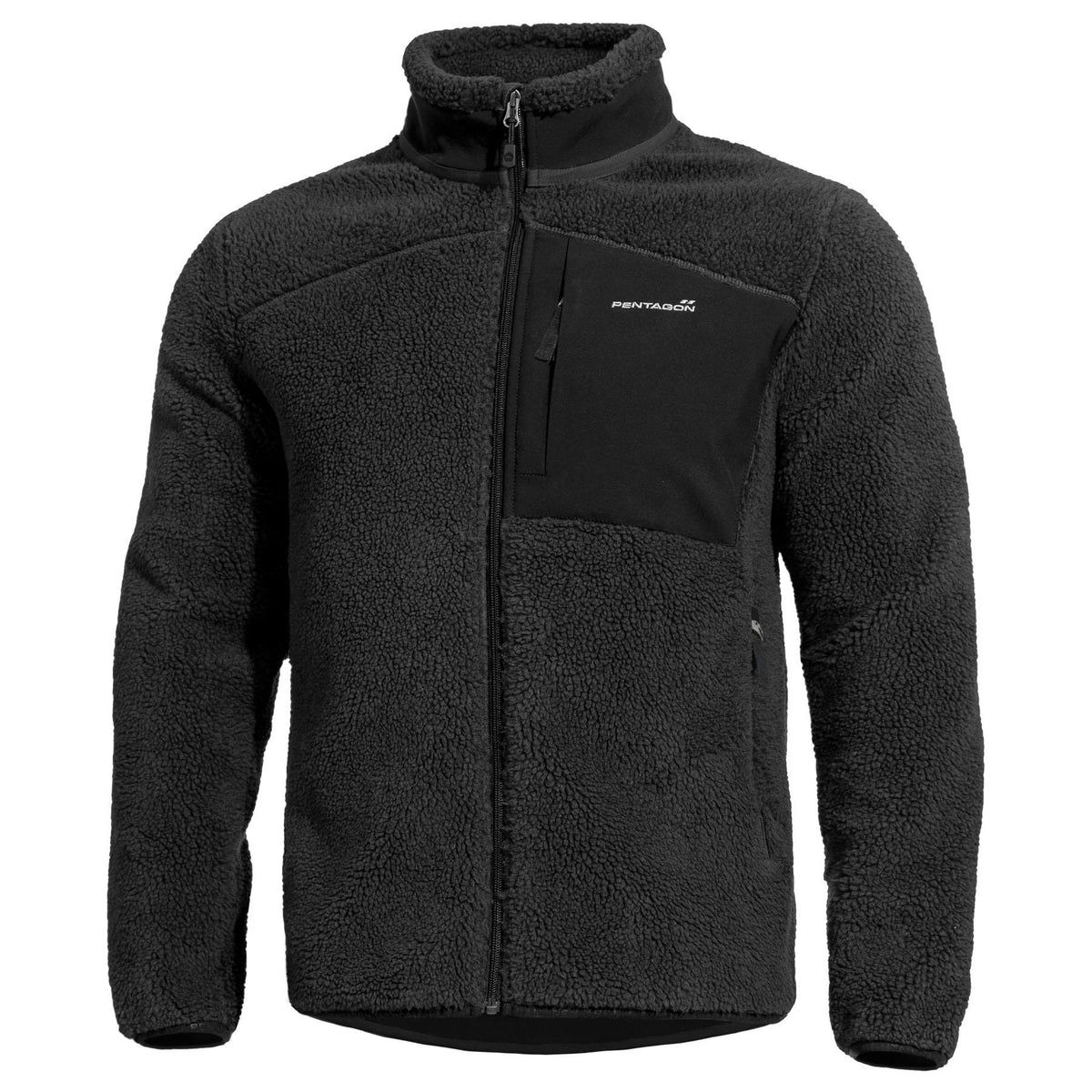Pentagon Summit Sherpa ανδρικό μπουφάν fleece, μαύρο