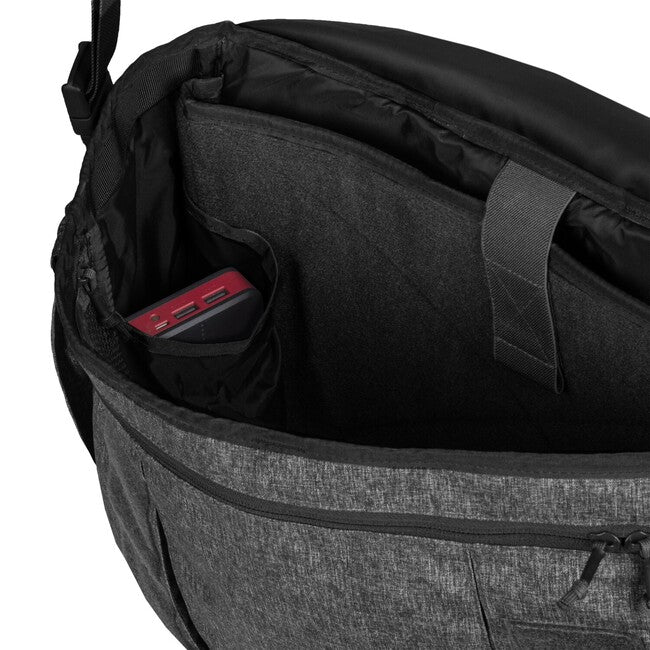 Helikon-Tex Urban Shoulder Bag Medium, Nylon, Melange Black-Grey