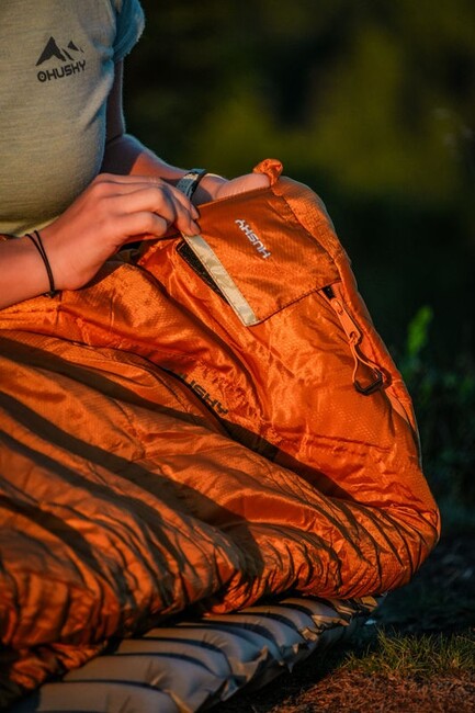 HUSKY Synthetic Three-Season Sleeping Bag -10, Mustard