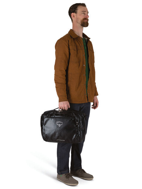 OSPREY TRANSPORTER CARRY-ON BAG τσάντα ώμου, μαύρο