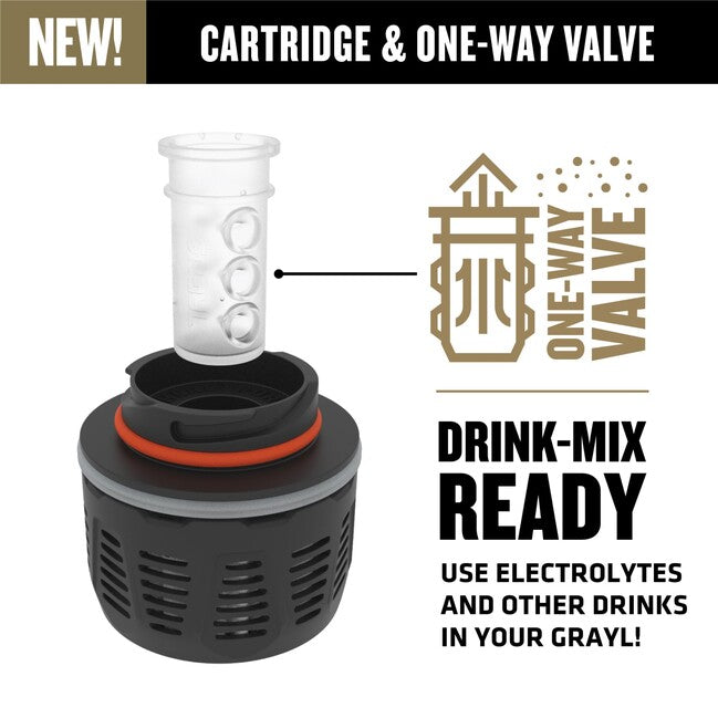 GRAYL GeoPress Purifier φιλτραρισμένη φιάλη, Olive Drab