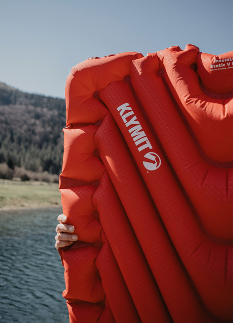 Klymit Izolovana karimatka Static V Luxe, rot