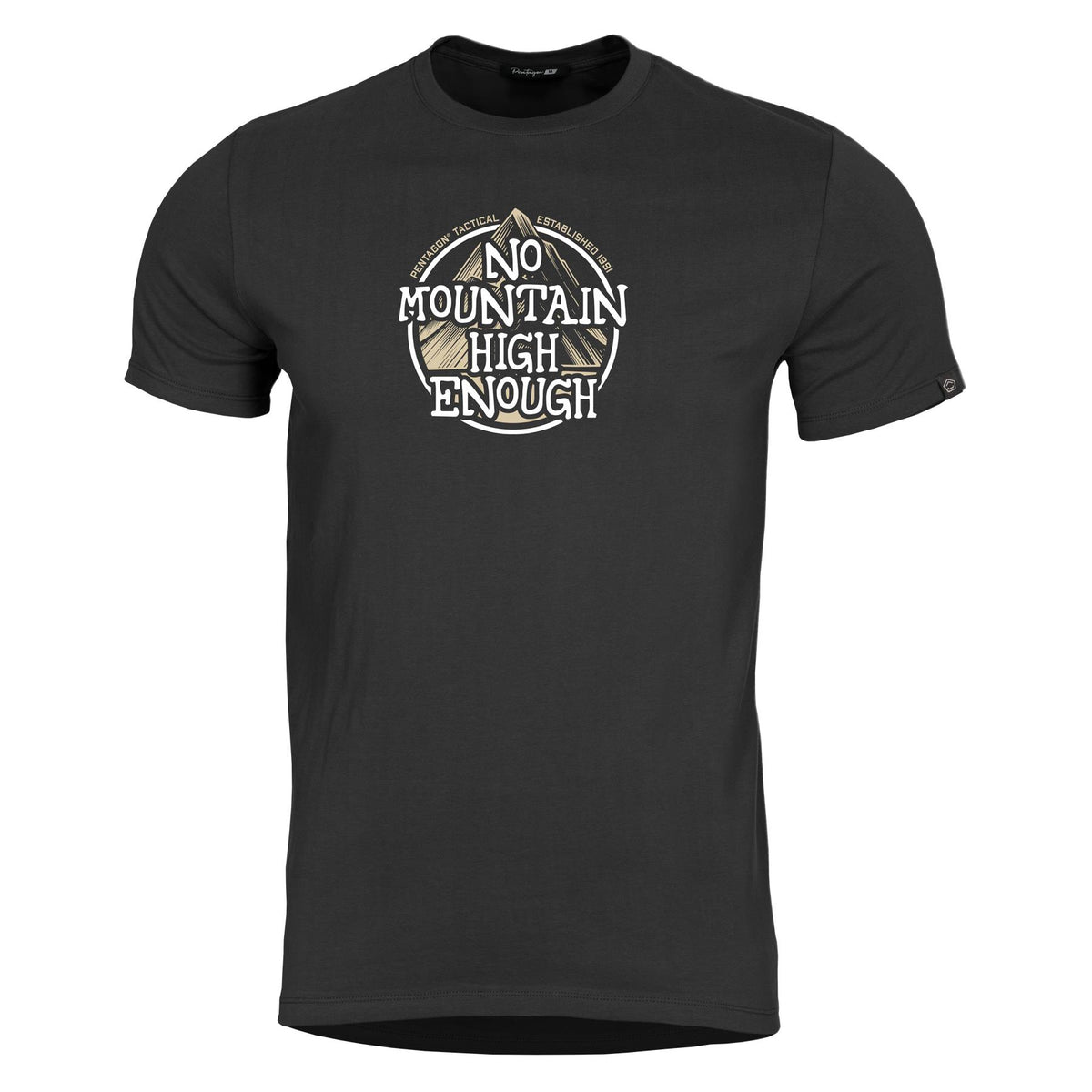 Pentagon T-Shirt Ageron No Mountain High Enough, schwarz