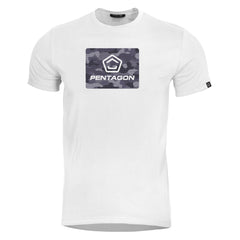 Pentagon kurz T-Shirt Ageron Spot Camo, weiß