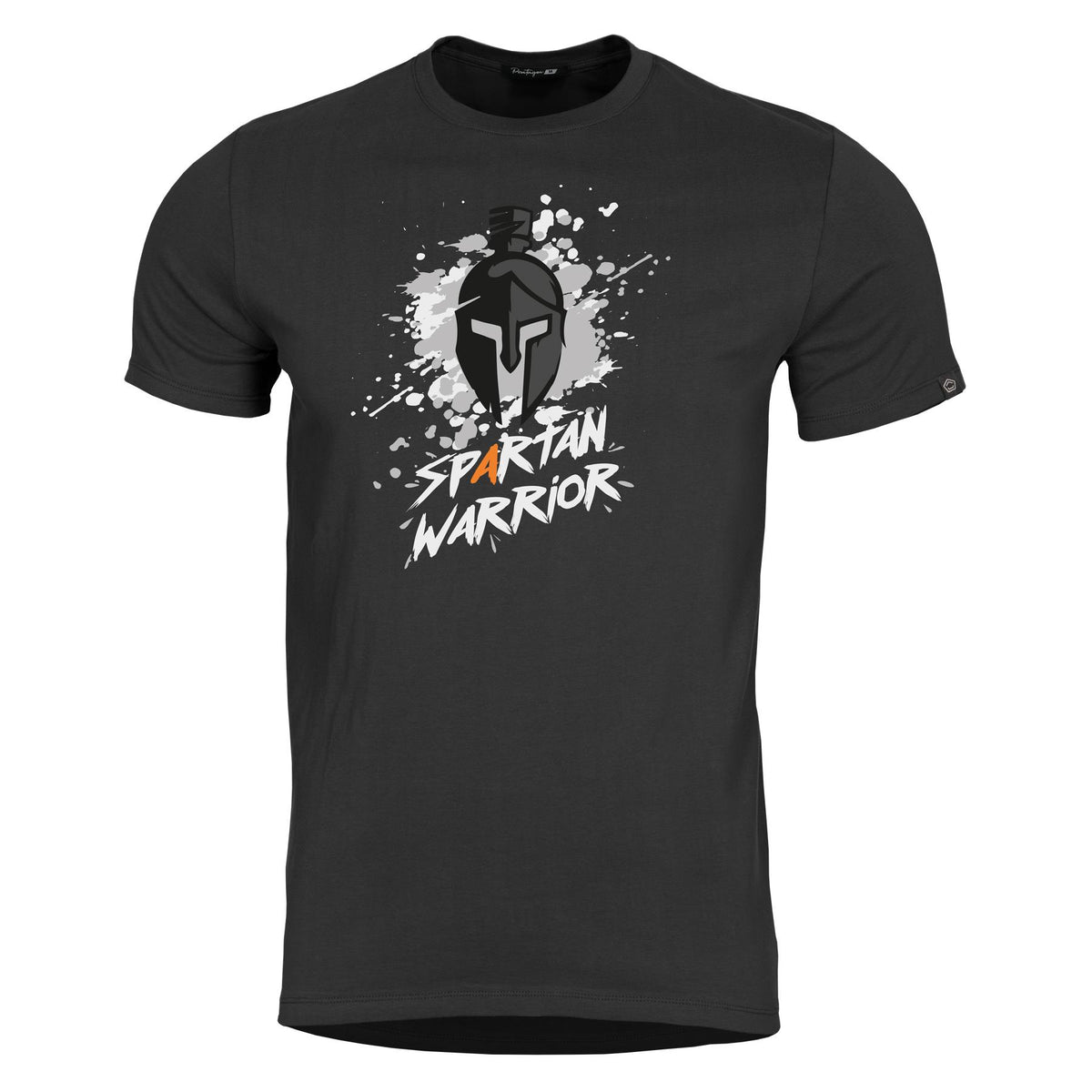 Pentagon Spartan Warrior μπλουζάκι, μαύρο