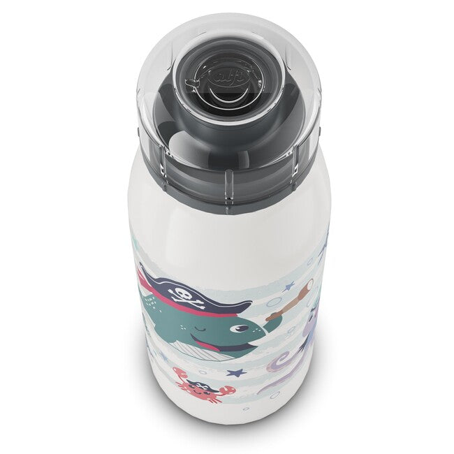 alfi isoBottle Kids Παιδικό Μπουκάλι Ποτού από Ανοξείδωτο Χάλυβα, Πειρατής, 0,35 L