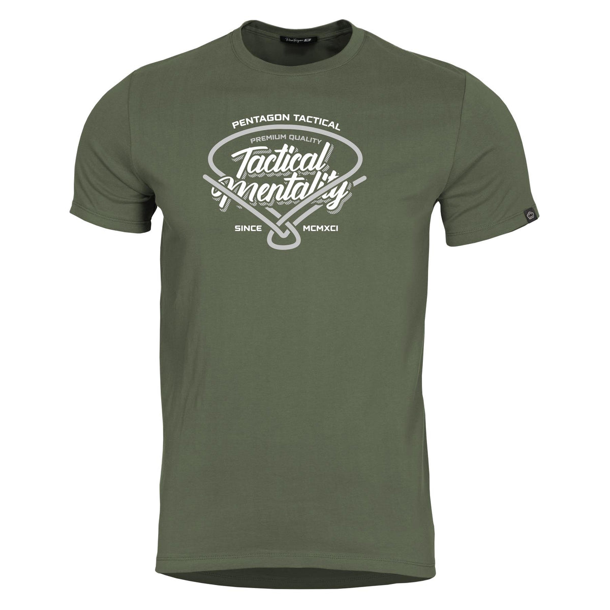 Pentagon T-Shirt Tactical Mentality, oliv