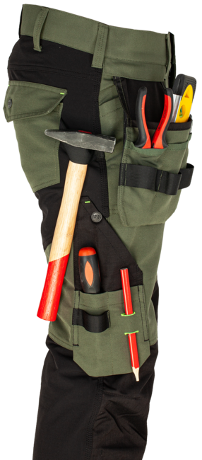 Bennon Erebos Work Pants, Green/Black
