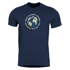 Pentagon Globe Herren Kurzarm-T-Shirt, midnight blue