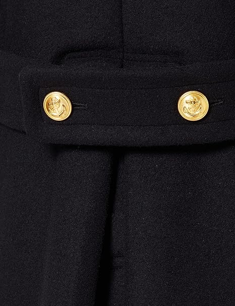 Mil-Tec BW Wool Coat, Navy Blue