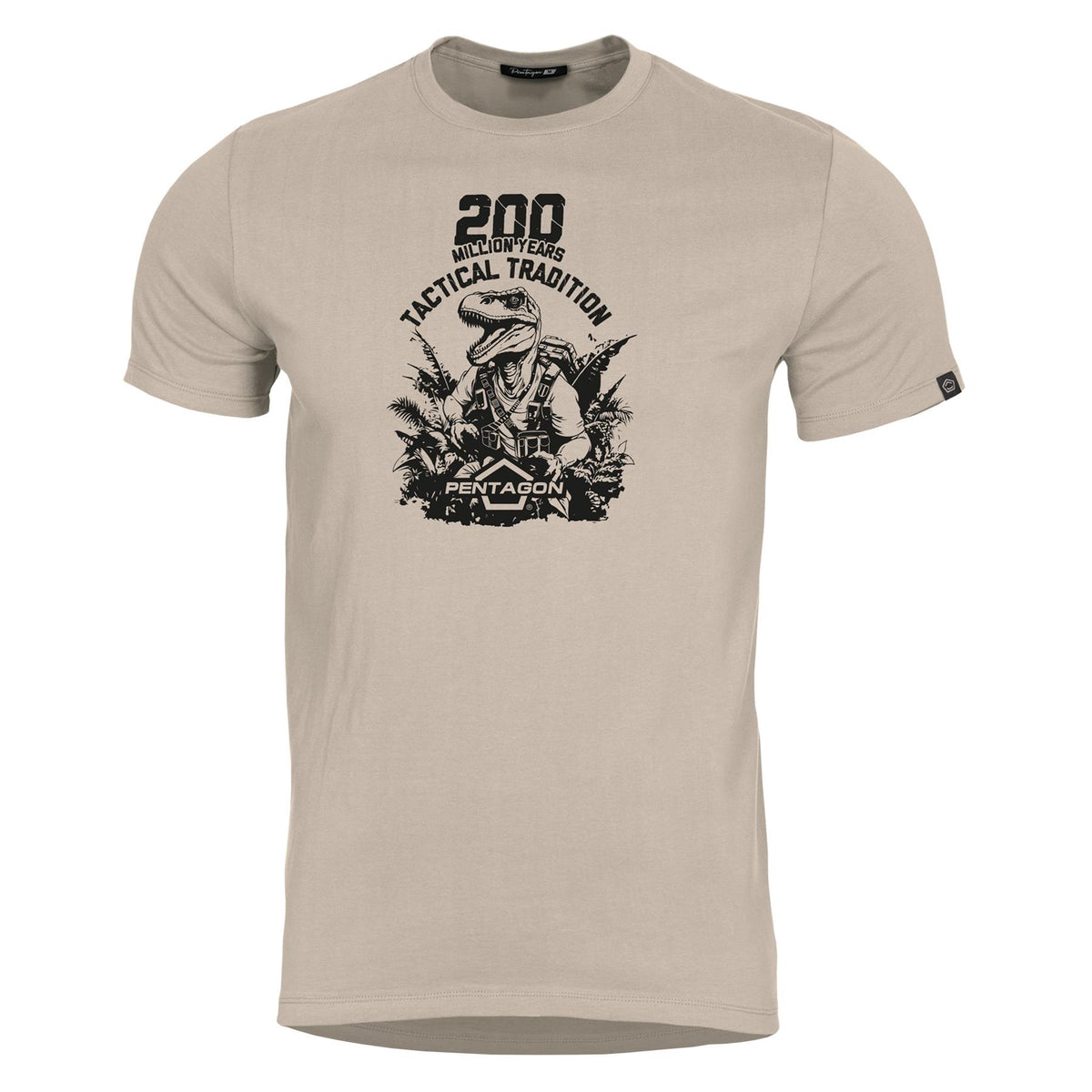 Pentagon T-Rex Herren Kurzarm-T-Shirt, khaki