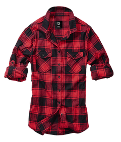 Brandit Amy Damenbluse, rot schwarz
