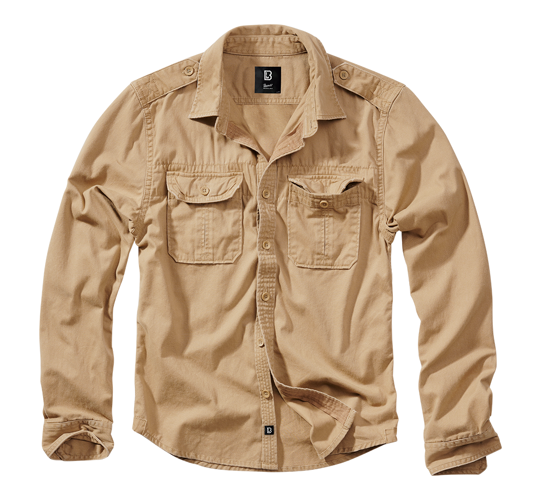 Brandit Vintage pánska košeľa, Khaki