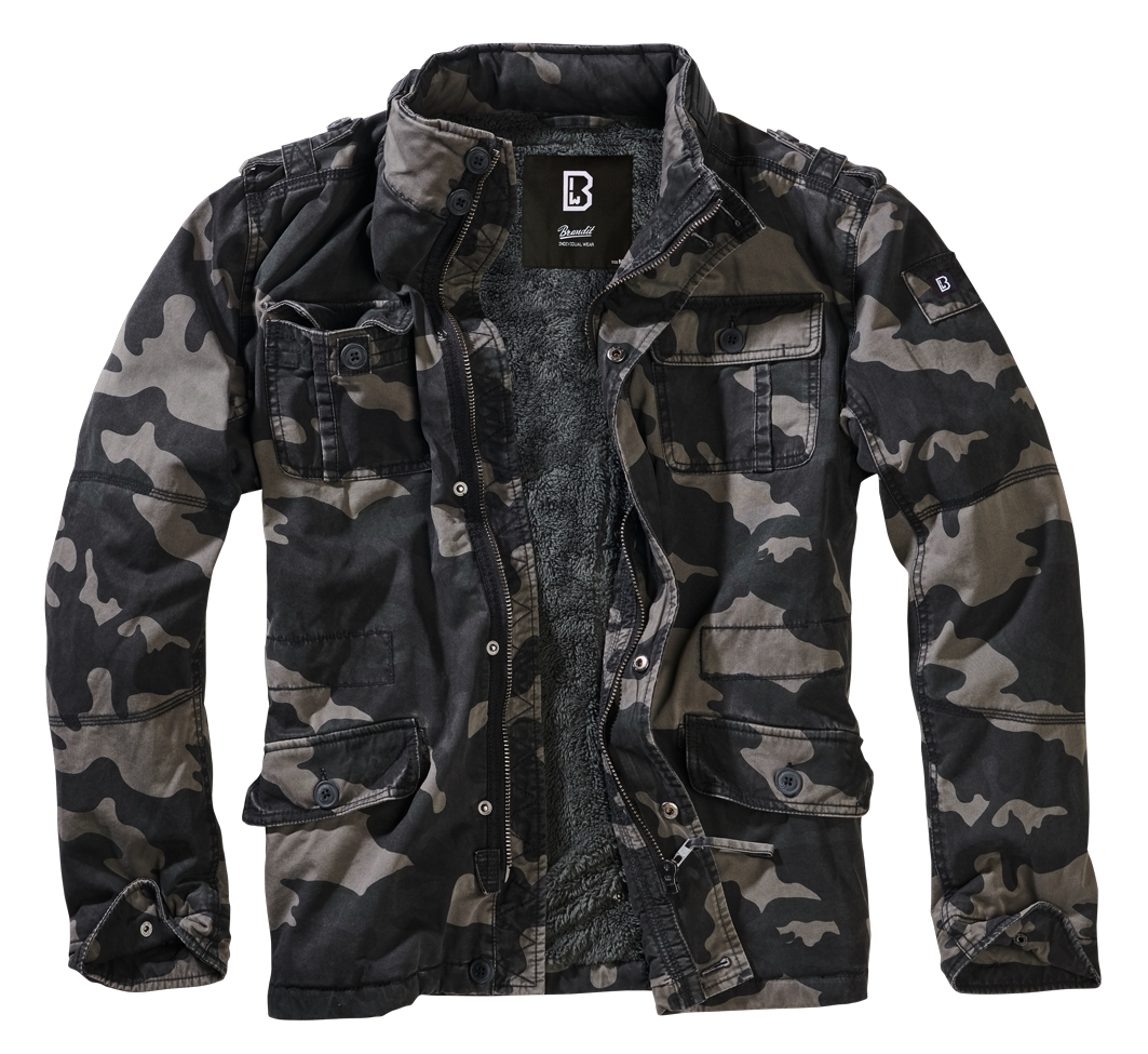 Brandit Britannia zimná bunda, Darkcamo