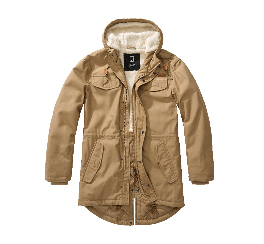 Brandit Marsh Lake teddyparka, camel