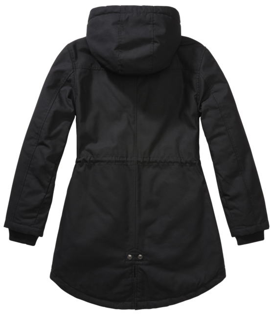 Brandit Marsh Lake Parka damen Winterjacke mit Kapuze, schwarz