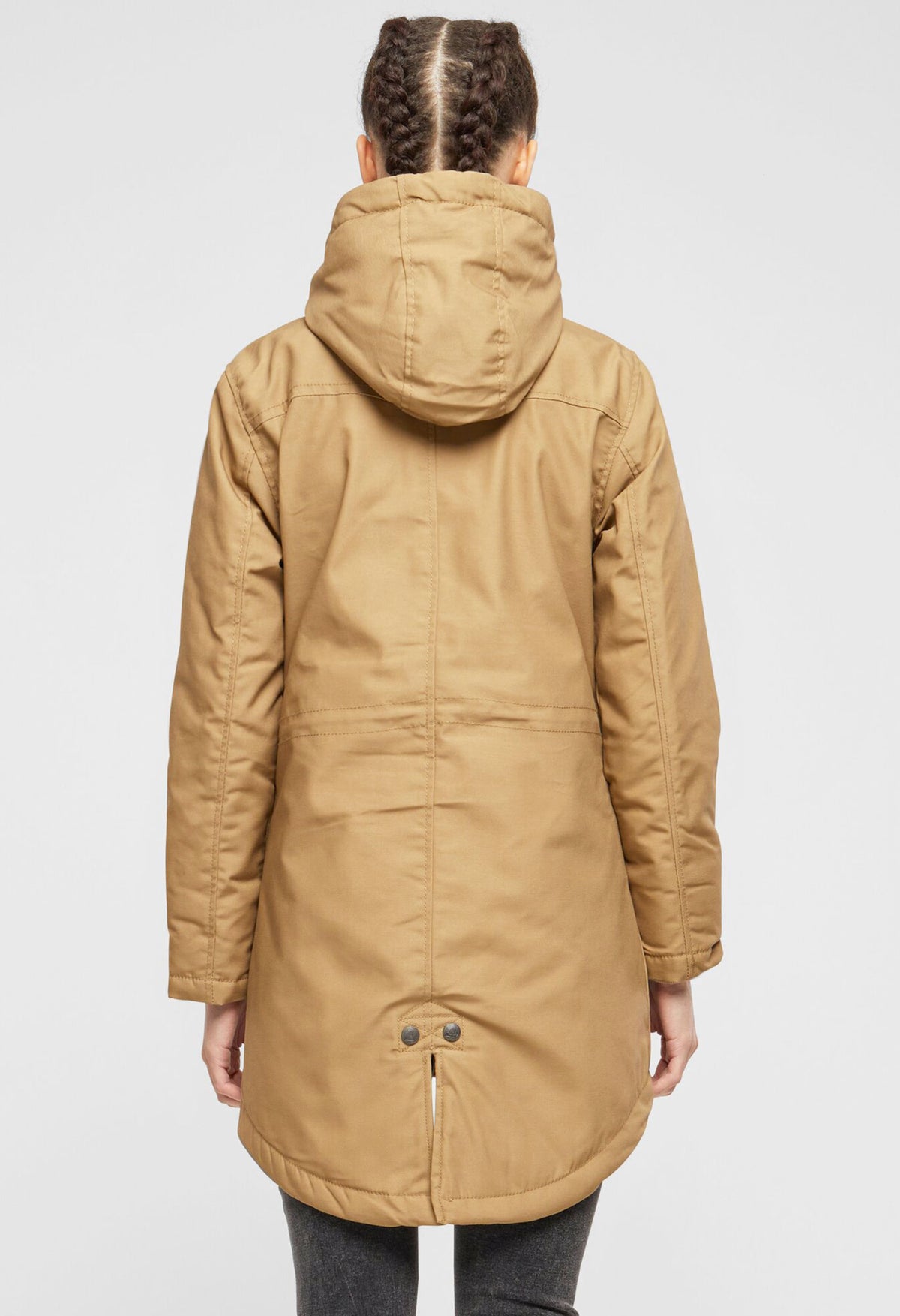 Brandit Marsh Lake dámska parka zimná bunda s kapucňou, Khaki