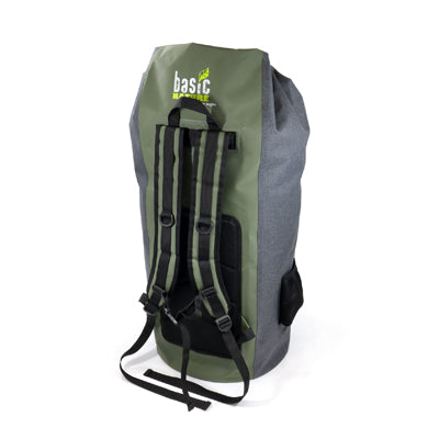 BasicNature Wasserdichte tasche 90 L grau-grün