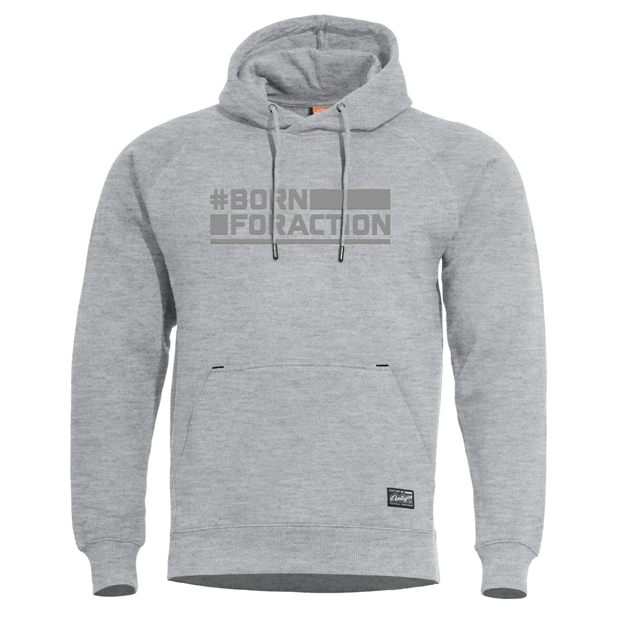 Pentagon Kapuzenpullover Born For Action, melange