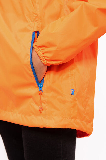 Mac in a Sac Origin 2 Kids Waterproof Jacket, Orange