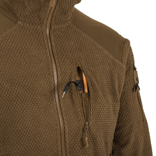 Helikon-Tex Alpha Hoodie flisasti pulover, olivno zelena