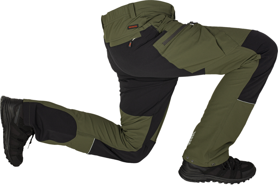 BENNON Outdoor- und pracovne Hose FOBOS, grün/schwarz