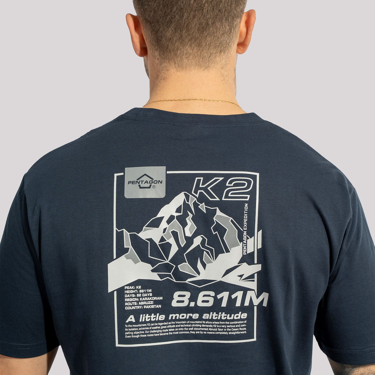 Pentagon T-Shirt K2 Mountain, midnight blue