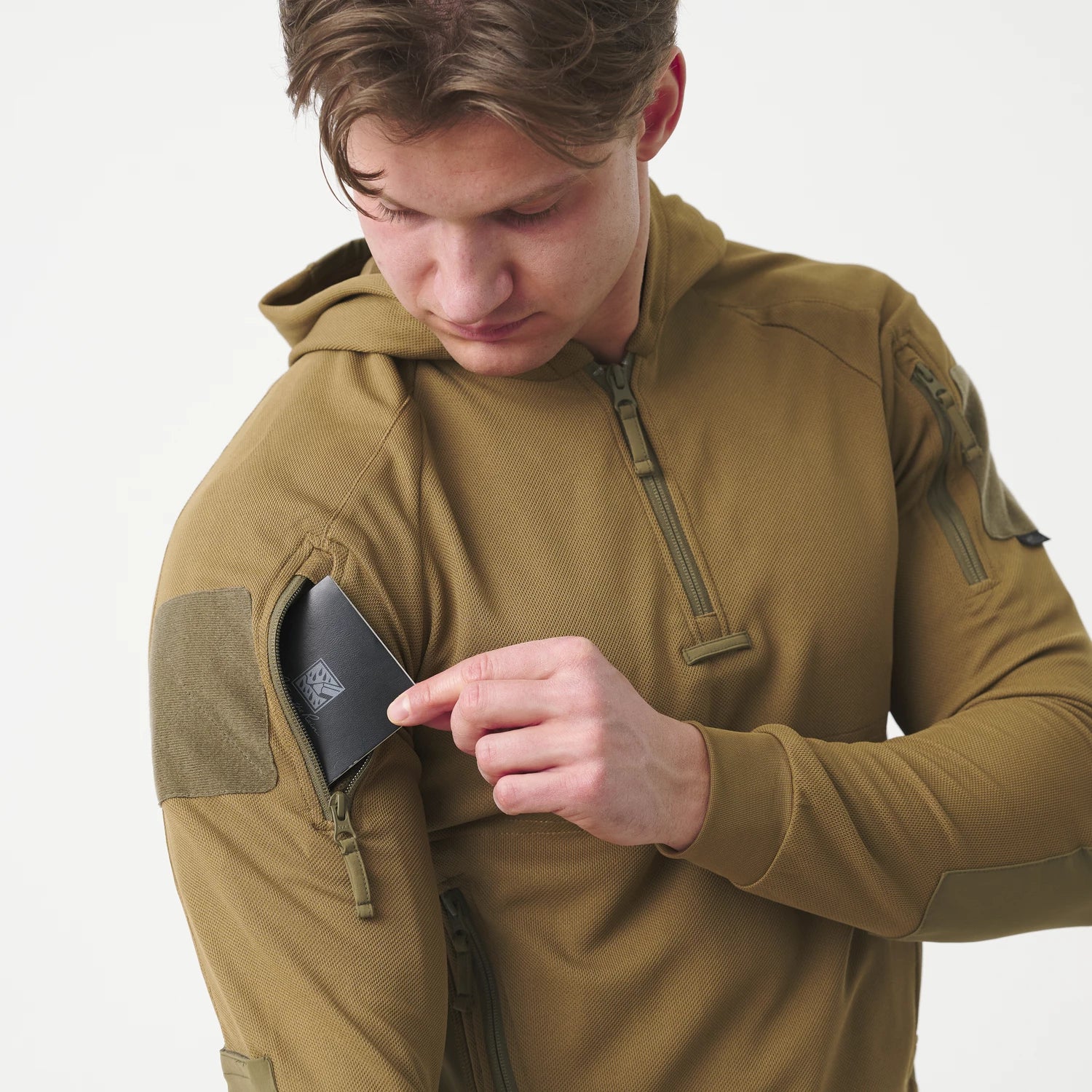 Helikon-Tex Range Hoodie mikina TopCool, sivá/čierna – detail 2