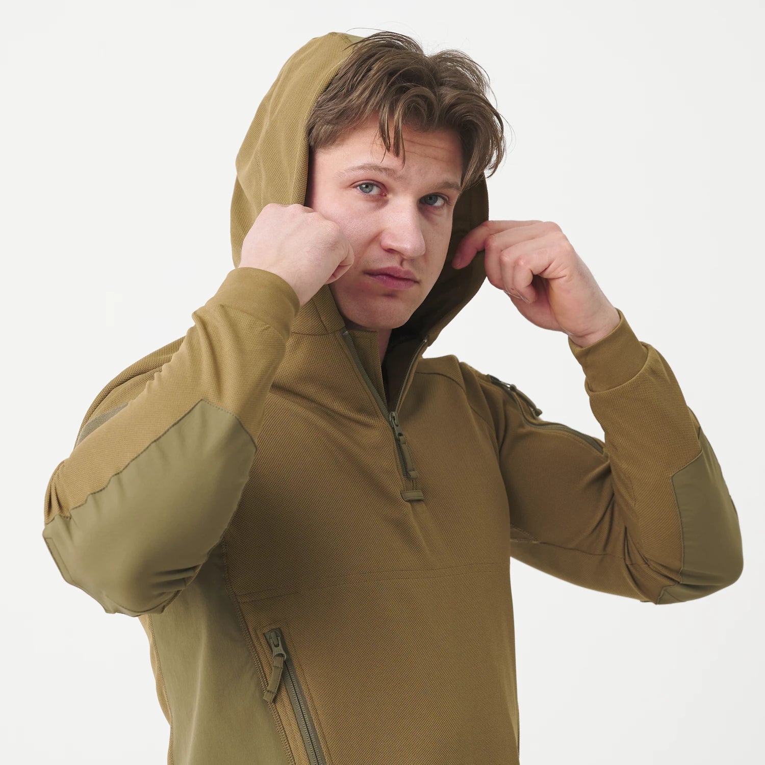 Helikon-Tex Range Hoodie mikina TopCool, sivá/čierna – detail 5