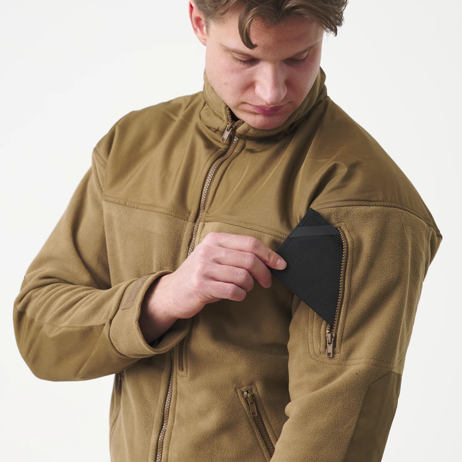Helikon-Tex Classic Army flisová bunda 300g/m2, navy blue – detail 5