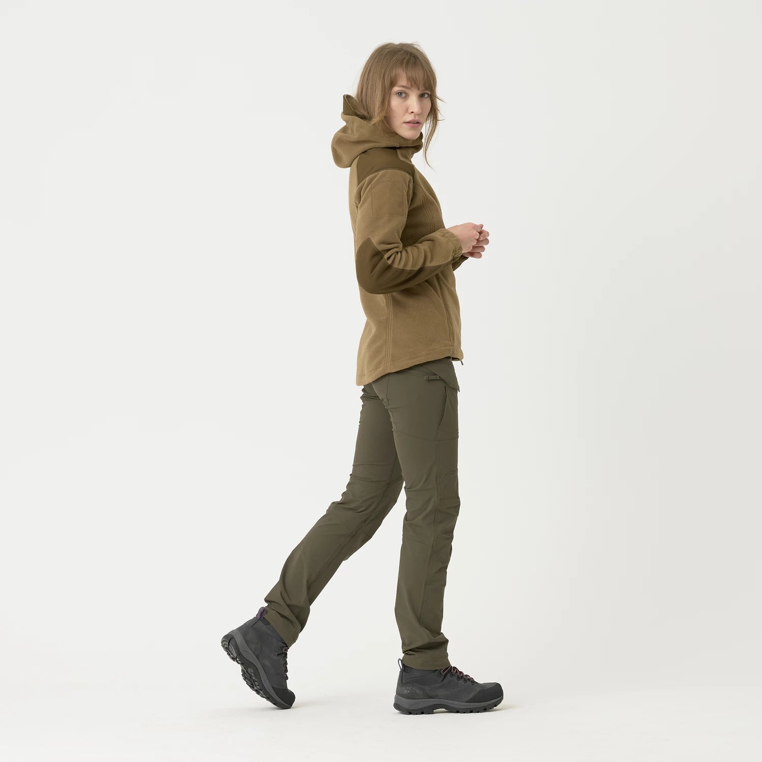 Helikon-Tex CUMULUS mikina dámska Heavy Fleece, Coyote – detail 1