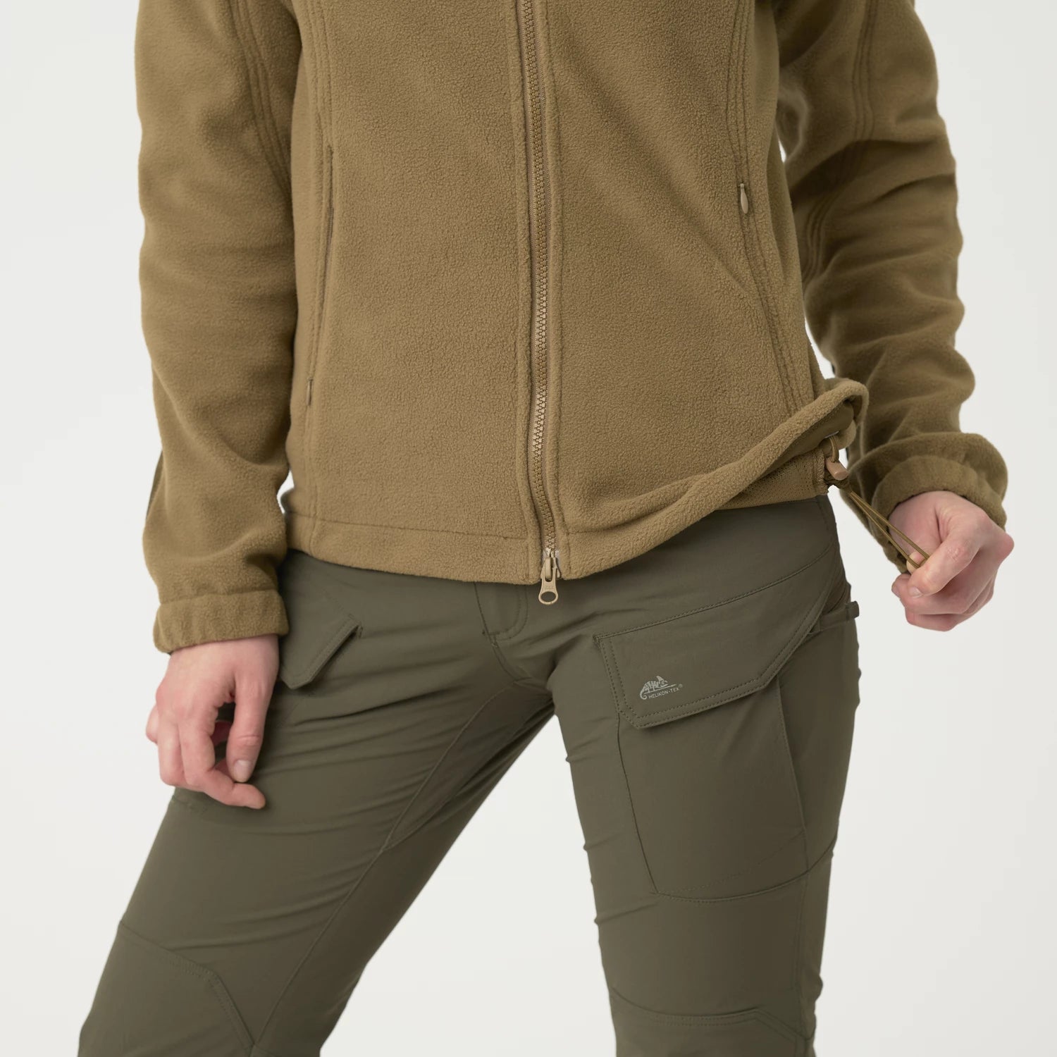 Helikon-Tex CUMULUS mikina dámska Heavy Fleece, Coyote – detail 9