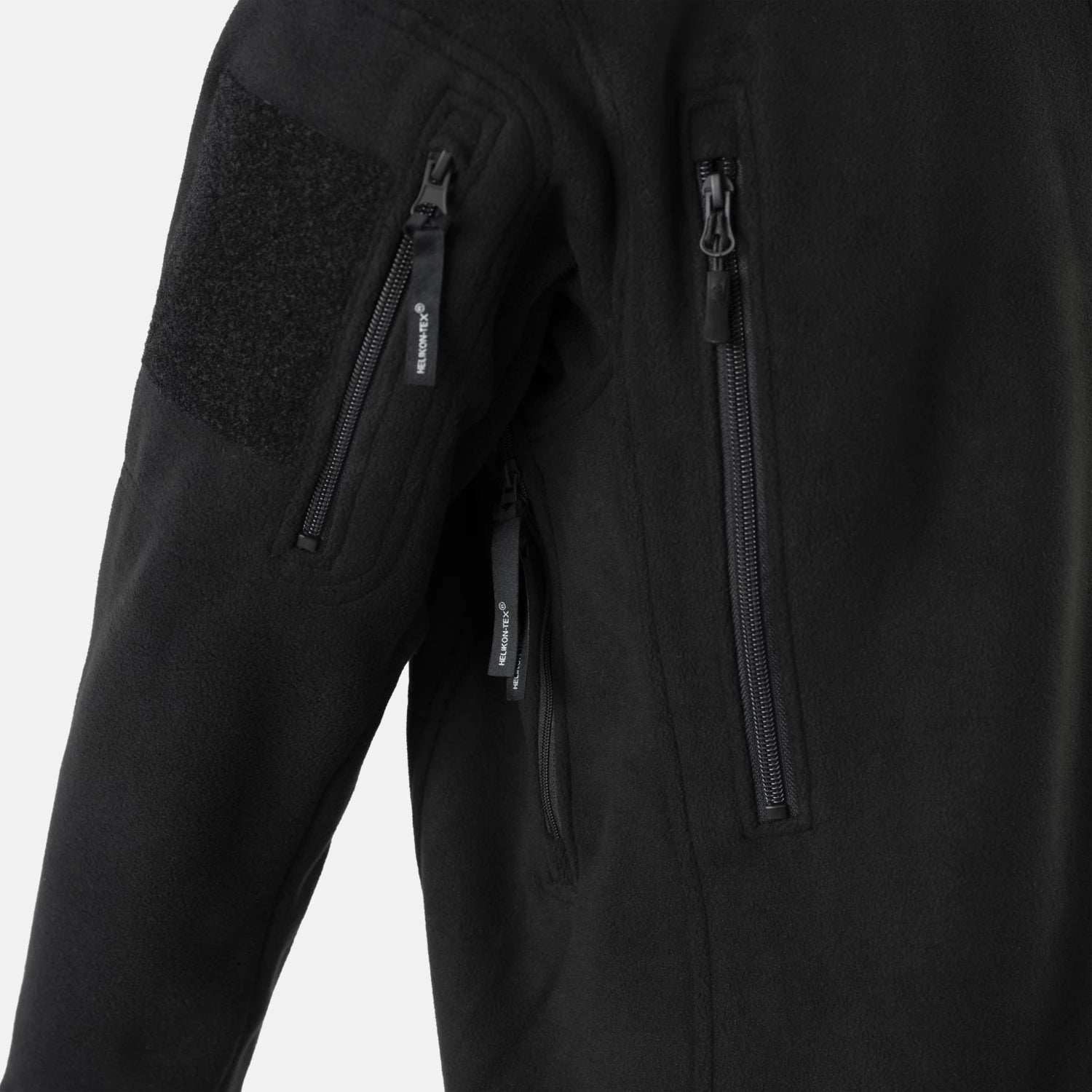 Helikon-Tex Liberty Heavy flisová bunda, čierna, 390g/m2 – detail 1