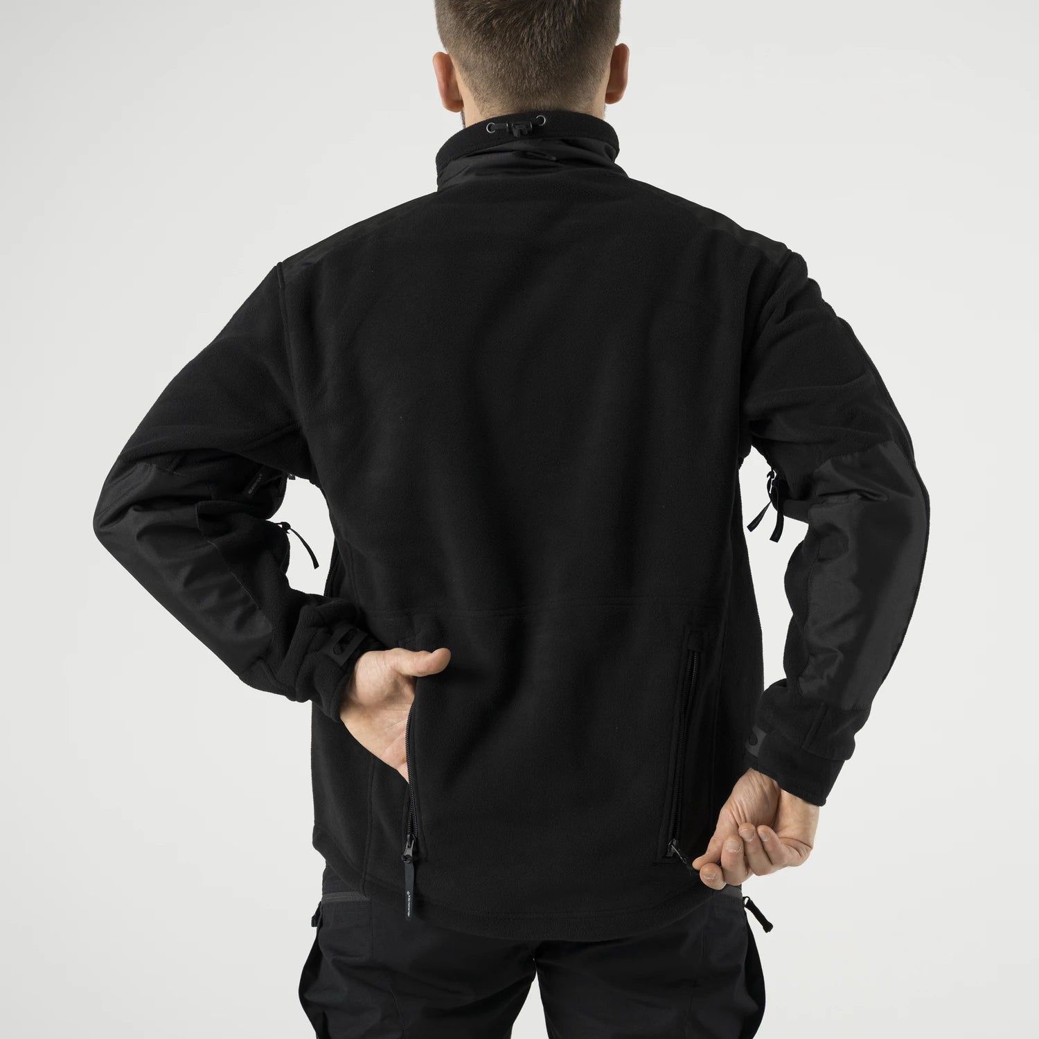 Helikon-Tex Liberty Heavy flisová bunda, čierna, 390g/m2 – detail 9
