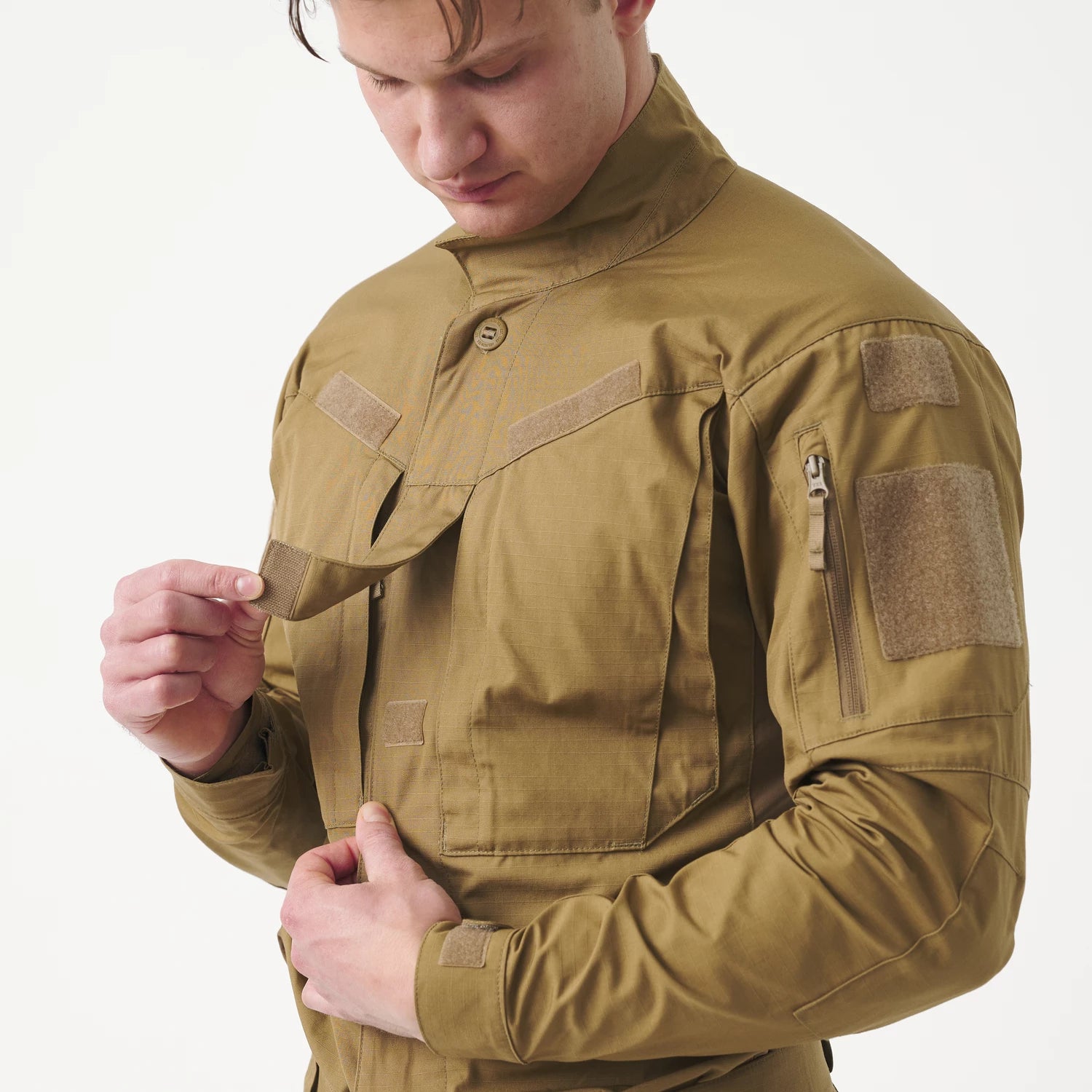 Helikon-Tex MBDU blúza NyCo Ripstop, PL Woodland – detail 6