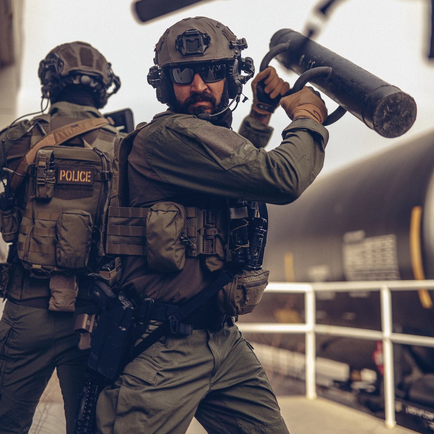 Helikon-Tex MCDU Combat tričko NyCo Ripstop, PL Woodland – v použití 2
