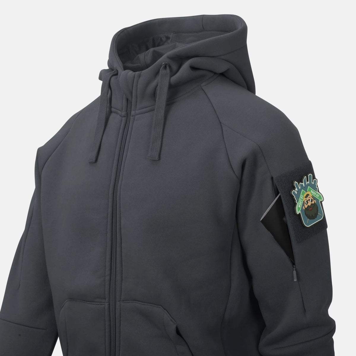 Helikon-Tex mestská mikina taktická FullZip, Blue – detail 5