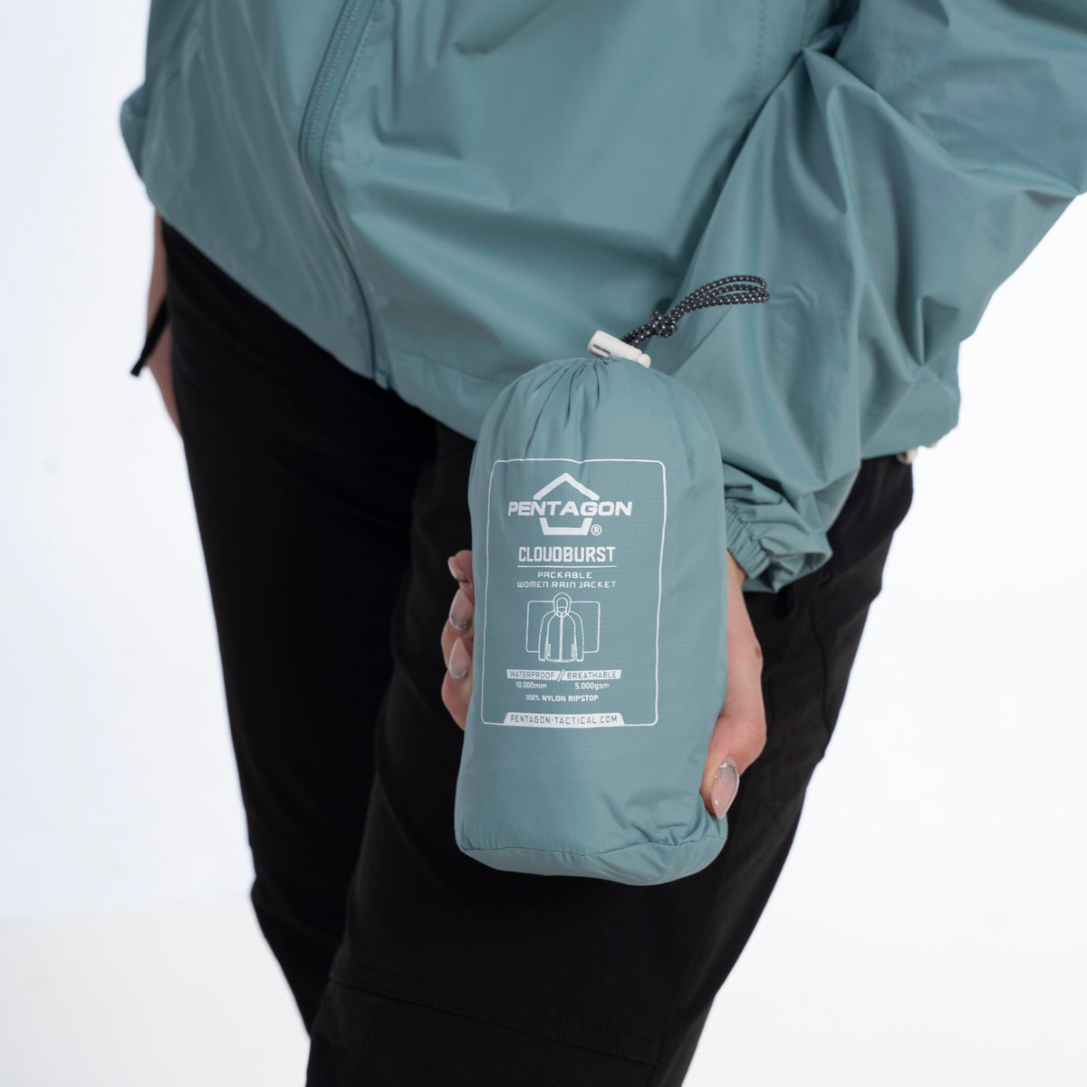 Pentagon Cloudburst Packable jakna ženska, mentolova