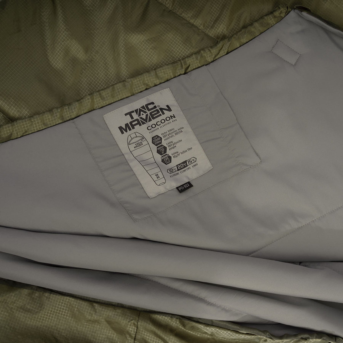 Pentagon Schlafsack Cocoon 10C, dunkelgrau