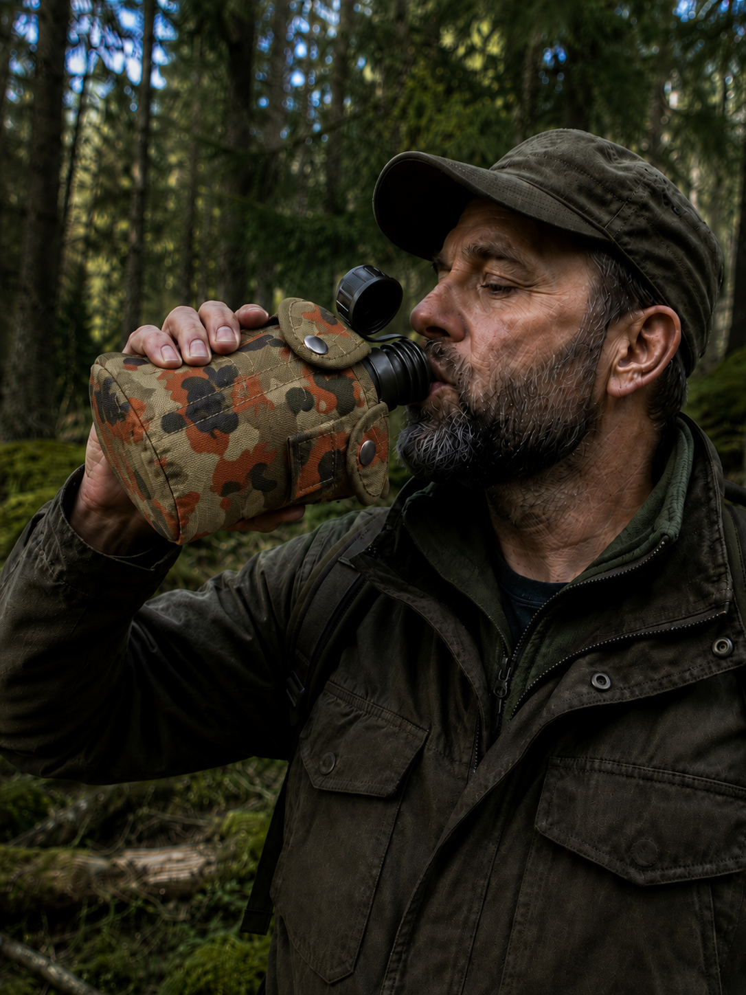 Dragowa Tactical tactical field bottle 1L, flectarn