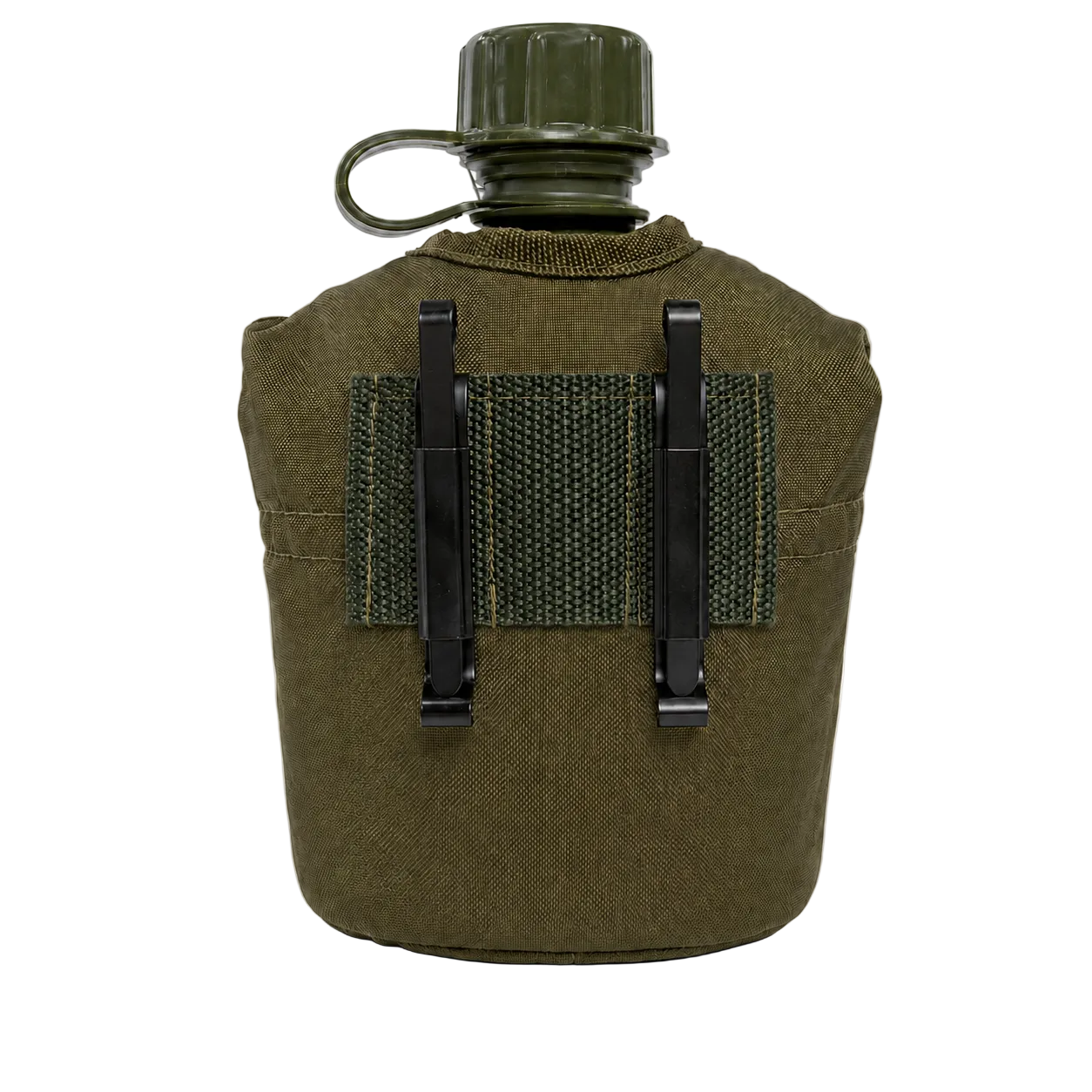 Dragowa Tactical Feldflasche mit ALU-Schale 1L, grün