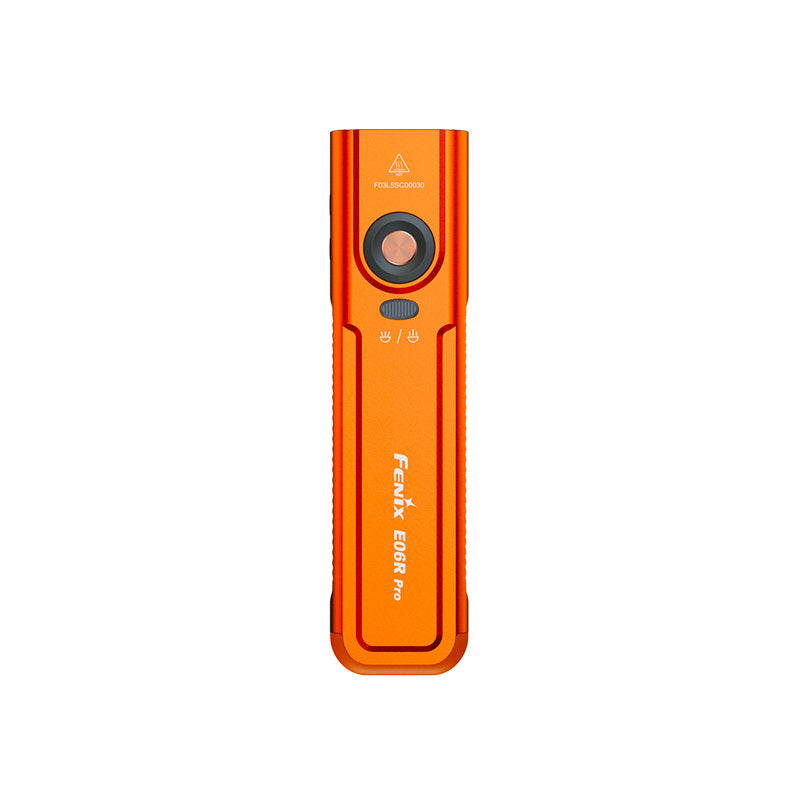 Fenix E06R PRO nabíjateľná EDC baterka, oranžová