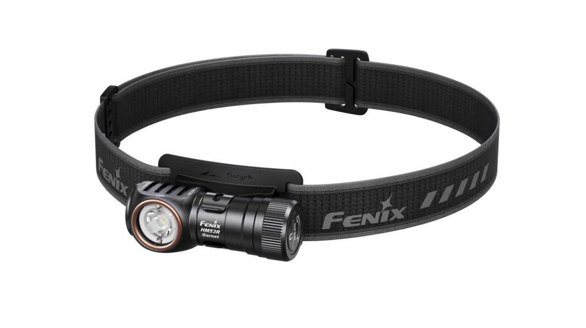 Fenix HM53R Garnet nabíjateľná čelovka, čierna