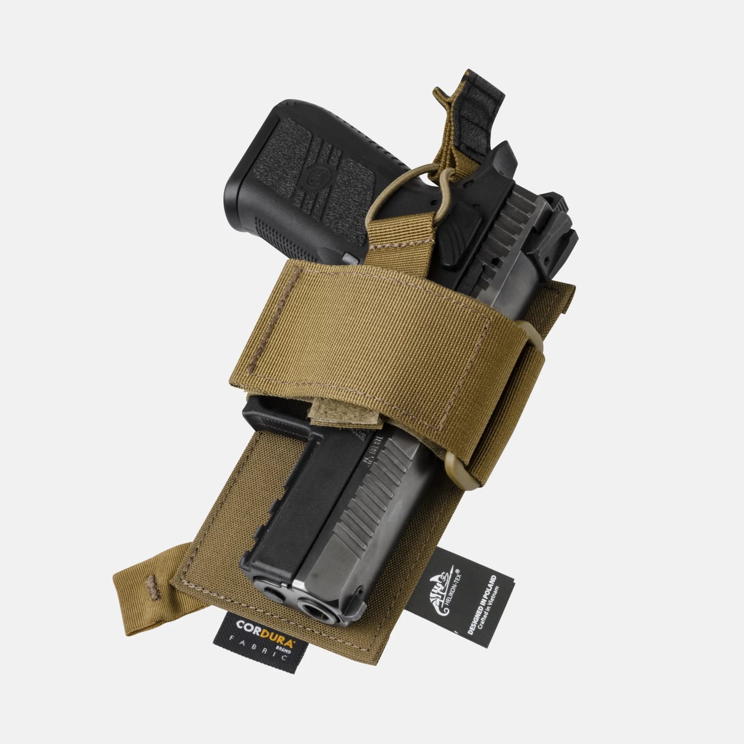Helikon-Tex Inverted puzdro na zbraň na suchý zips insert, coyote – detail 4
