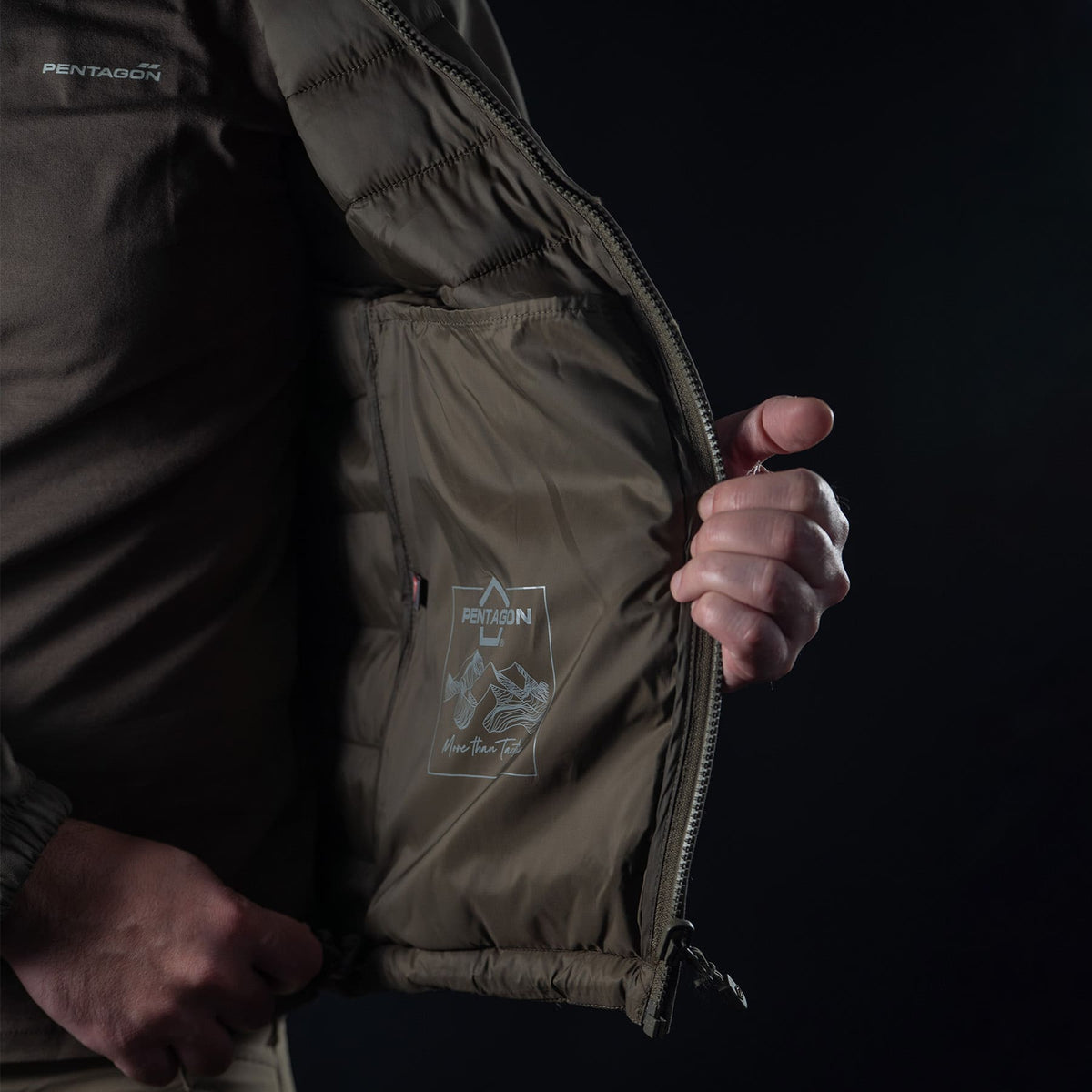 Pentagon Neutron Hybridjacke, schwarz