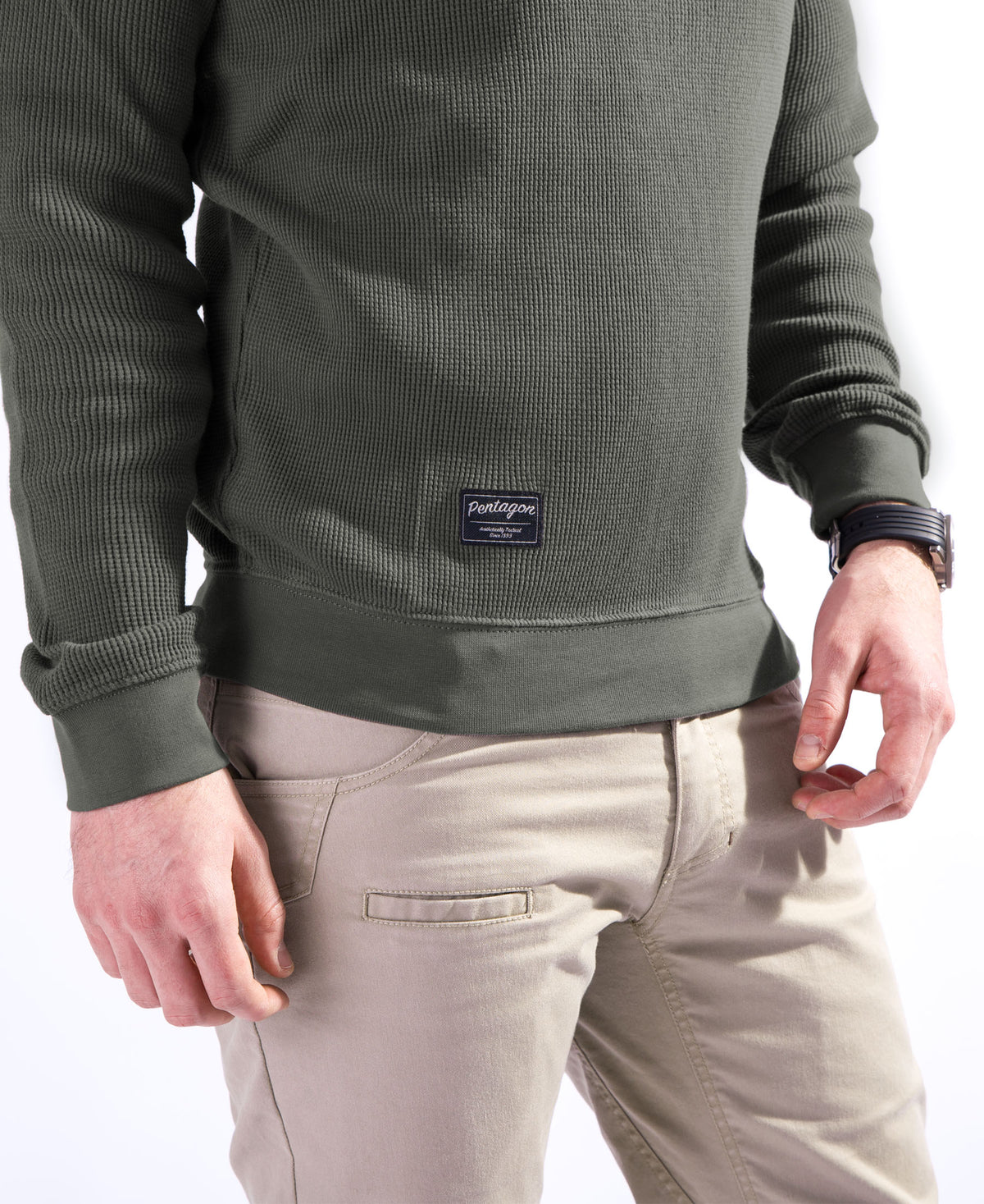 Pentagon Elysium Sweater Kapuzenpullover, Wolf grey